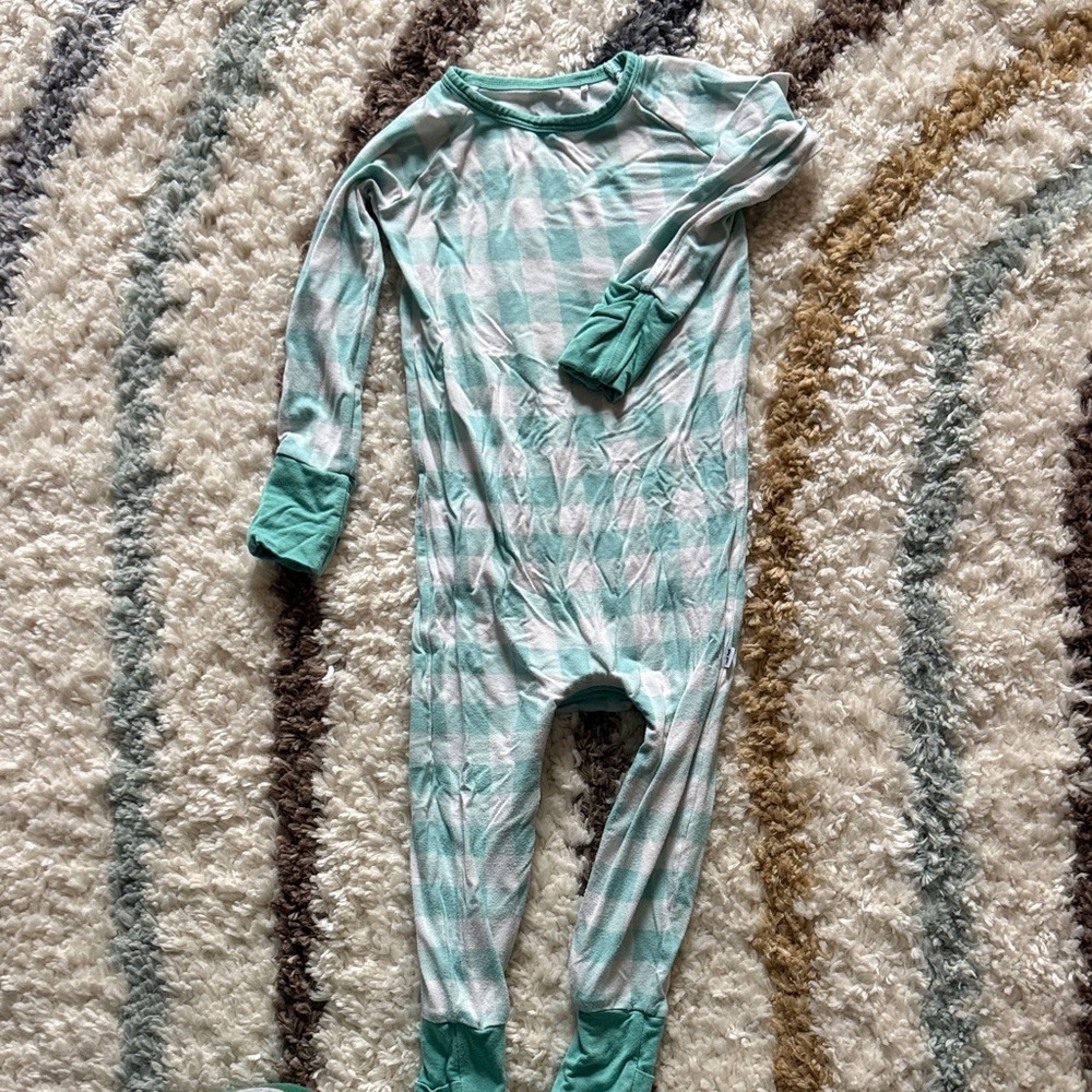 Light blue little sleepies One Piece